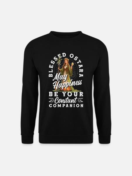Easter Eostre Pagan Spring - Unisex Sweatshirt - black