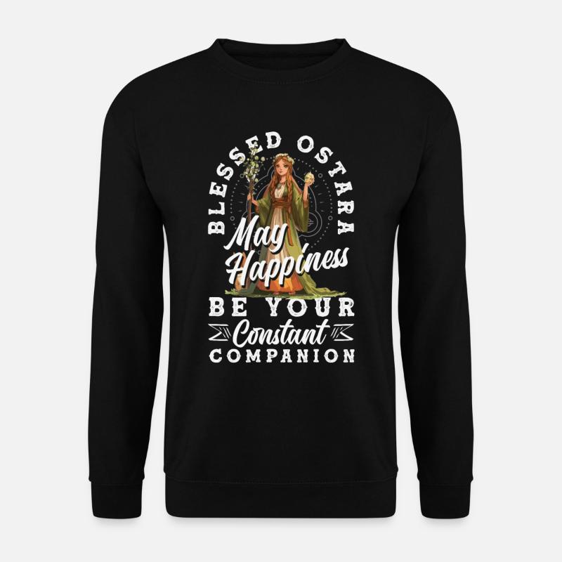Pâques Eostre Printemps païen - Sweat-shirt Unisexe - noir