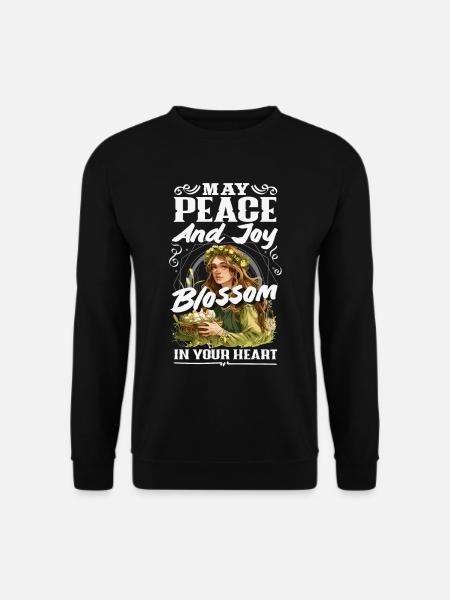 Easter Eostre Pagan Spring - Unisex Sweatshirt - black