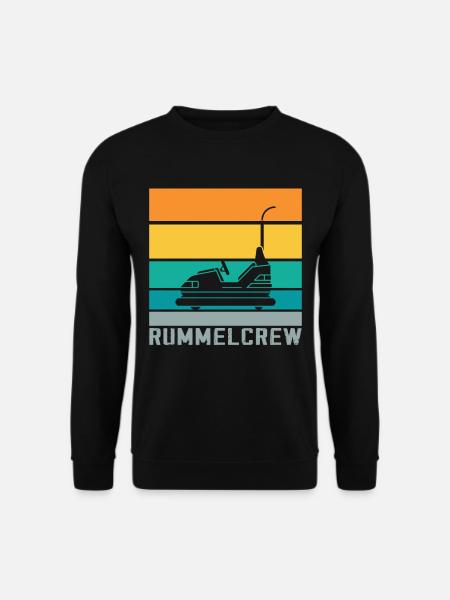 Freizeitpark Kirmes Rummel Autoscooter - Unisex Pullover - Schwarz