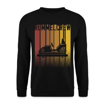 Amusement park, funfair, fair, bumper cars - Unisex Sweatshirt - black - Front - Alina (178cm) & Michal (187cm)