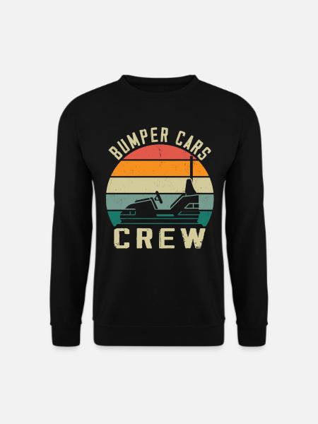 Freizeitpark Kirmes Rummel Autoscooter - Unisex Pullover - Schwarz