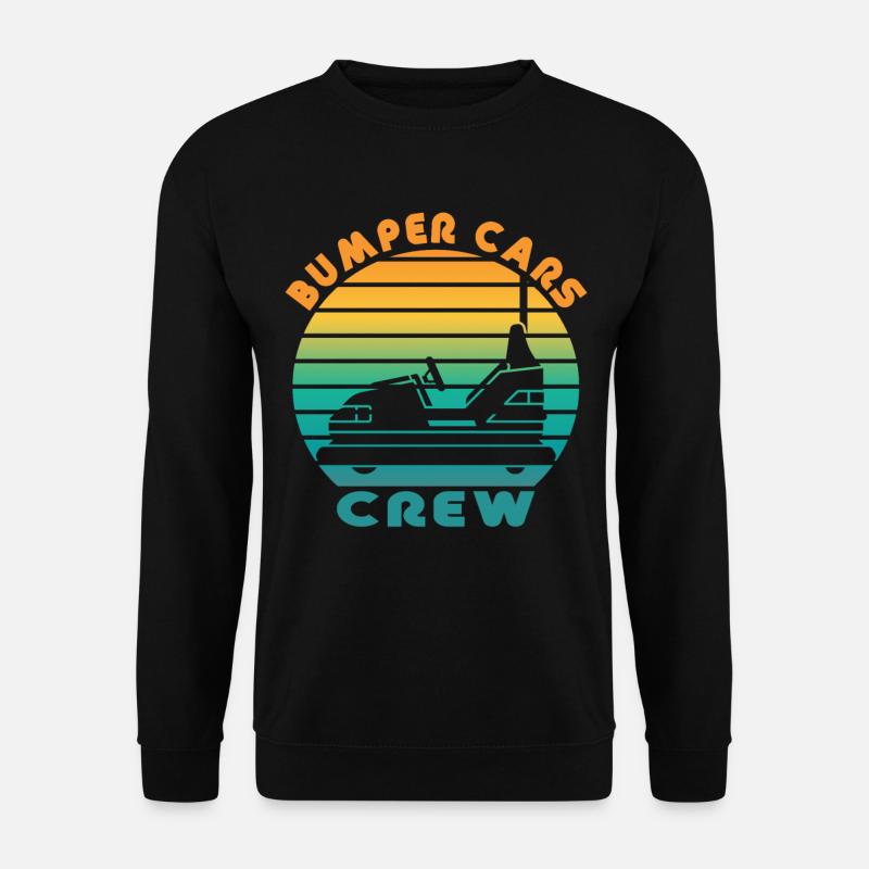 Freizeitpark Kirmes Rummel Autoscooter - Unisex Pullover - Schwarz