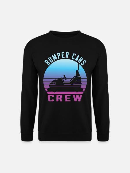 Amusement park, funfair, fair, bumper cars - Unisex Sweatshirt - black