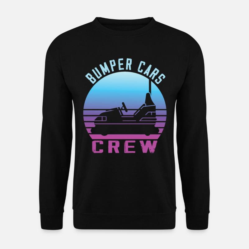 Freizeitpark Kirmes Rummel Autoscooter - Unisex Pullover - Schwarz