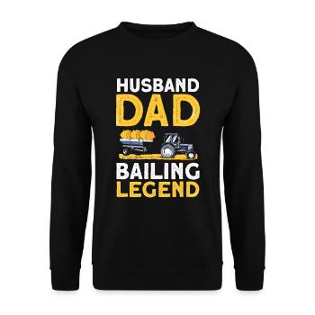 Arepas Colombian Venezuela Food - Unisex Sweatshirt - black - Front - Alina (178cm) & Michal (187cm)