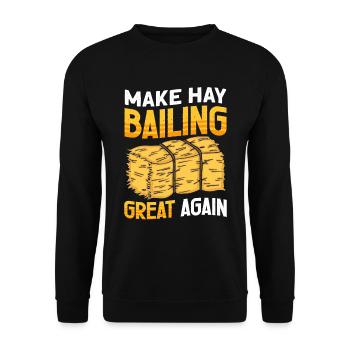 Arepas Colombian Venezuela Food - Unisex Sweatshirt - black - Front - Alina (178cm) & Michal (187cm)