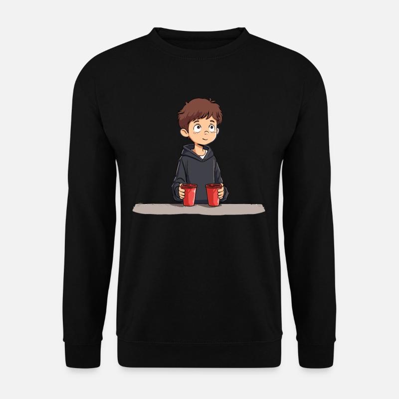 Stapeln Von Bechern Speed Stacker - Unisex Pullover - Schwarz