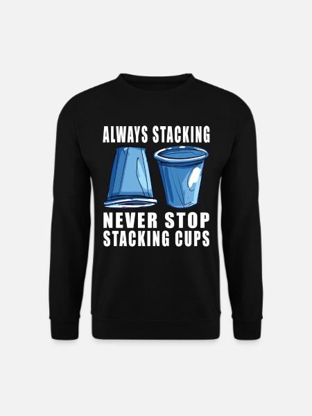Stacking Cups Speed Stacker - Unisex Sweatshirt - black