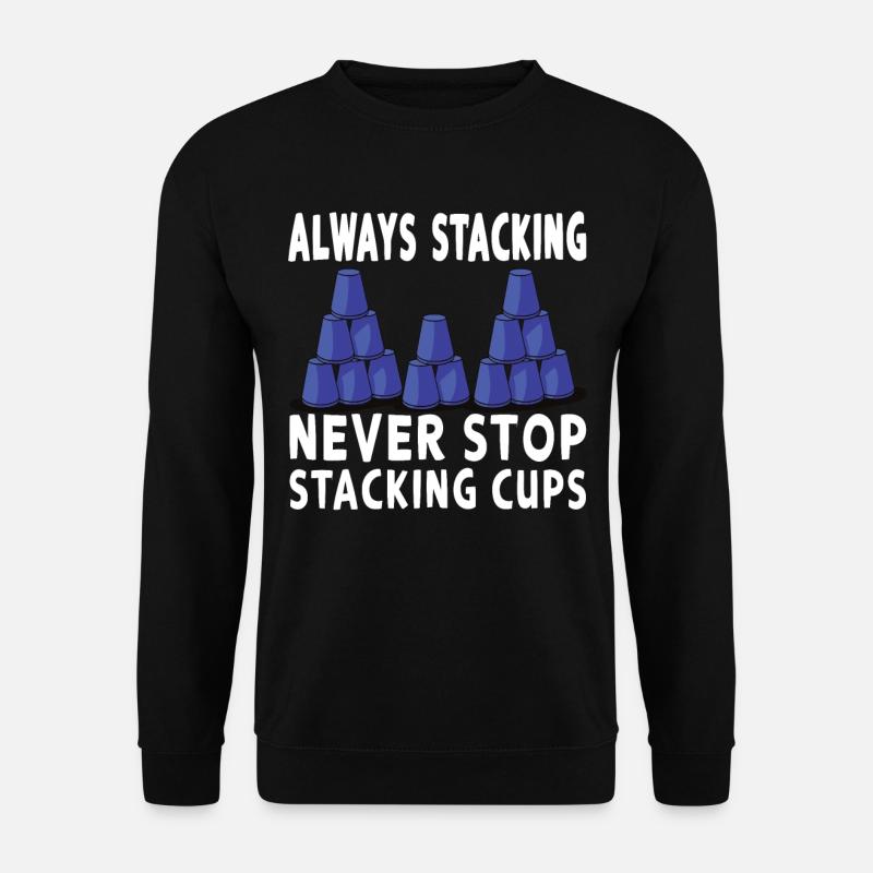 Empilage de gobelets Speed Stacker - Sweat-shirt Unisexe - noir