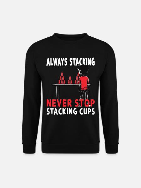 Stacking Cups Speed Stacker - Unisex Sweatshirt - black