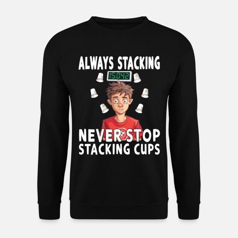 Stacking Cups Speed Stacker - Unisex Sweatshirt - black