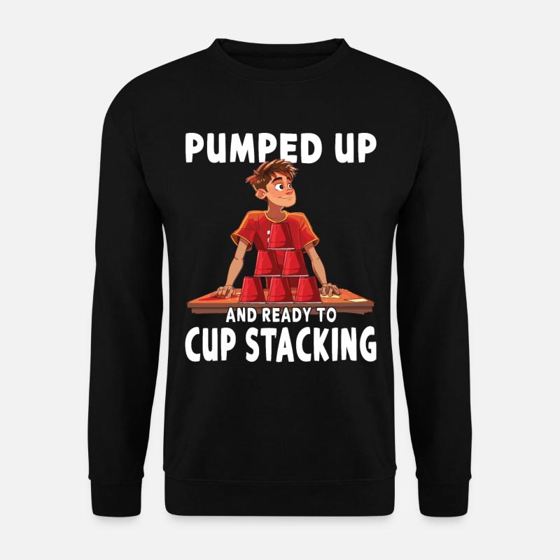 Empilage de gobelets Speed Stacker - Sweat-shirt Unisexe - noir