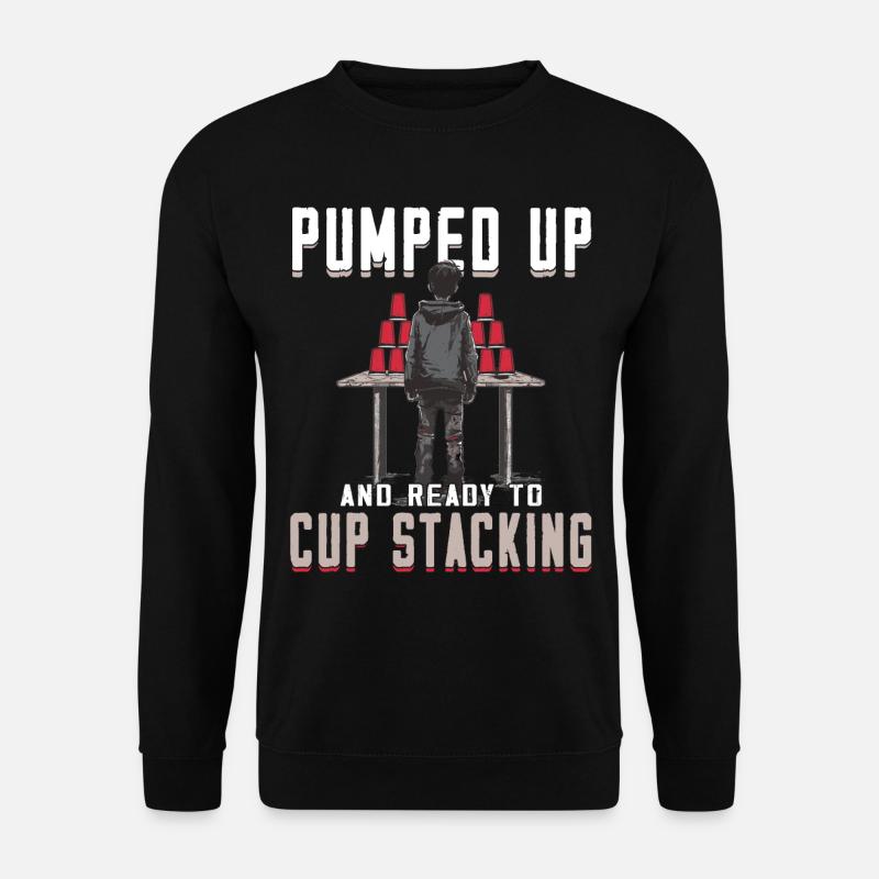 Empilage de gobelets Speed Stacker - Sweat-shirt Unisexe - noir