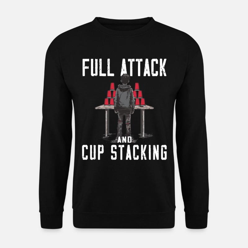 Empilage de gobelets Speed Stacker - Sweat-shirt Unisexe - noir