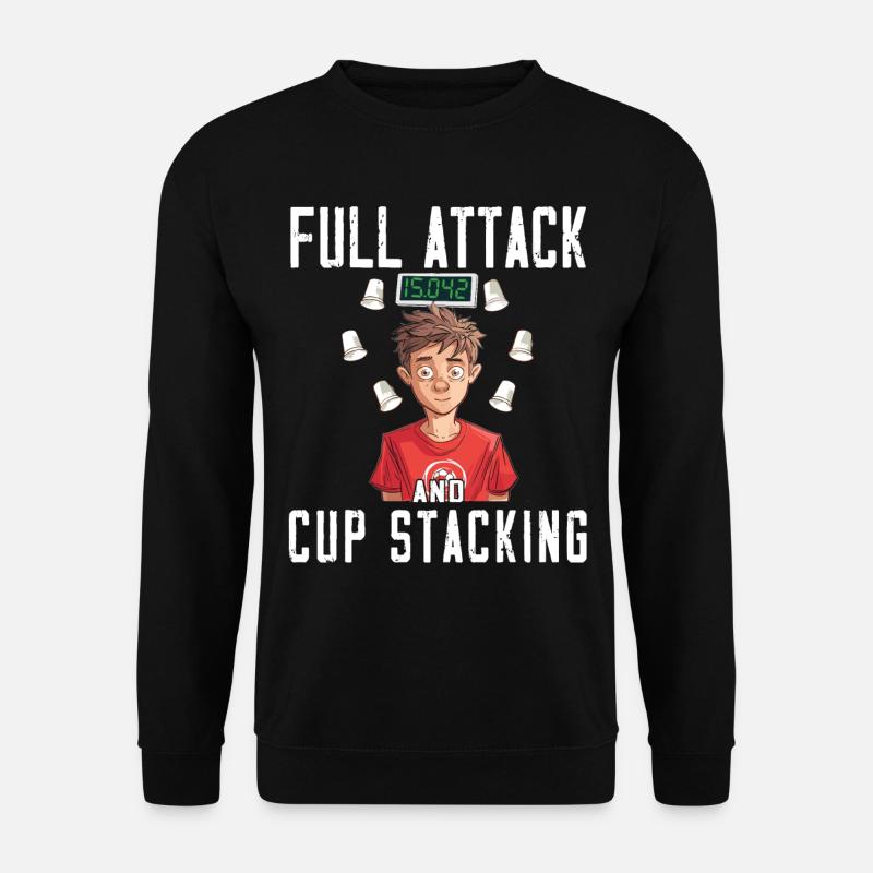 Empilage de gobelets Speed Stacker - Sweat-shirt Unisexe - noir