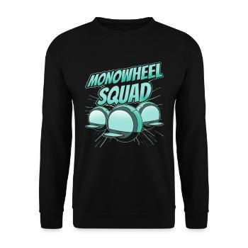 Euc E-monocycle Monocycle Électrique - Sweat-shirt Unisexe - noir - Devant - Alina (178cm) & Michal (187cm)