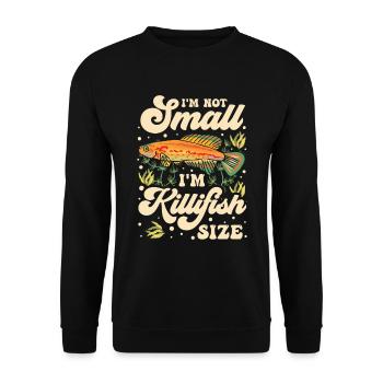 Killifish-besitzer Aquarium-enthusiasten - Unisex Pullover - Schwarz - Vorne - Alina (178cm) & Michal (187cm)