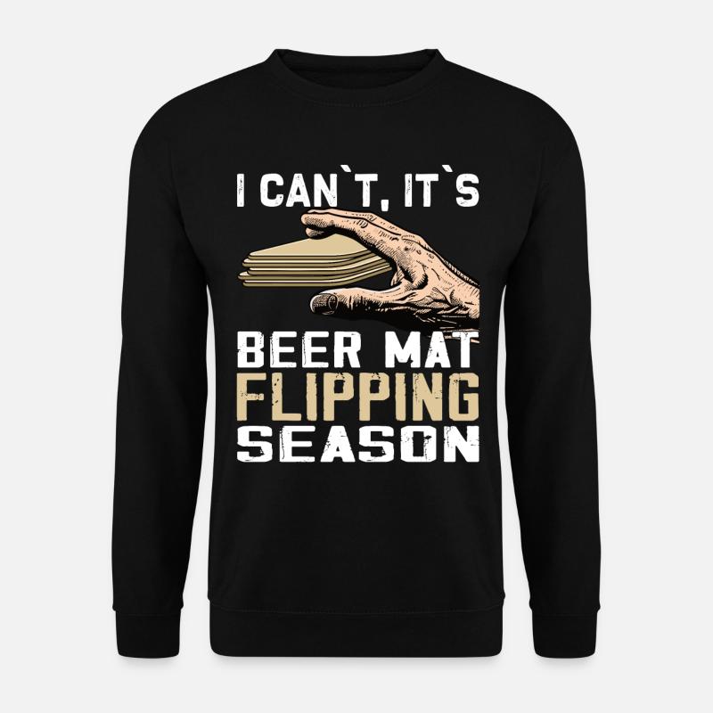 Coasters Flip Over Game - Unisex Sweatshirt - black