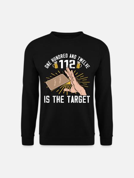 Coasters Flip Over Game - Unisex Sweatshirt - black