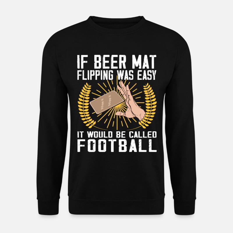 Coasters Flip Over Game - Unisex Sweatshirt - black