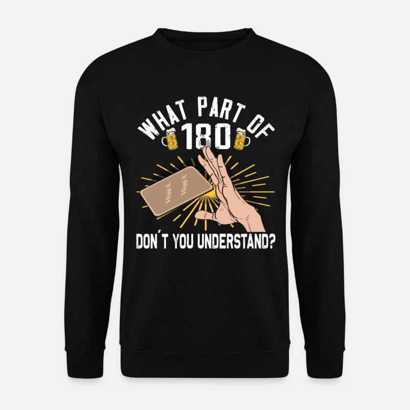 Coasters Flip Game Beer - Unisex Sweatshirt - black