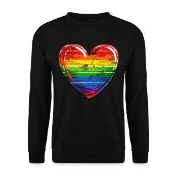 Geburtstag Birthgay Birth-gay Lgbt Gay - Unisex Pullover - Schwarz - Vorne - Alina (178cm) & Michal (187cm)