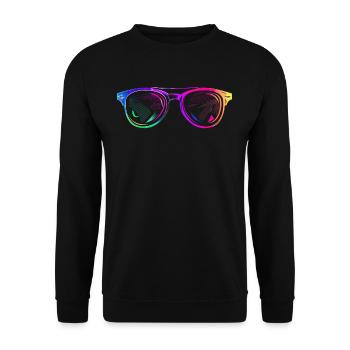 Birthday Birthgay Birth-gay Lgbt Gay - Unisex Sweatshirt - black - Front - Alina (178cm) & Michal (187cm)
