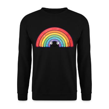 Anniversaire Naissancegay Naissance-gay Gay Gay - Sweat-shirt Unisexe - noir - Devant - Alina (178cm) & Michal (187cm)