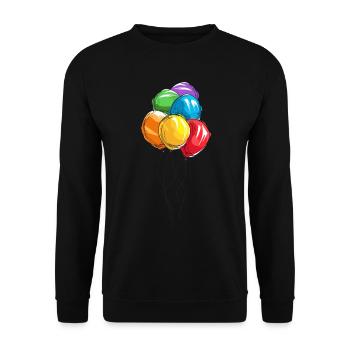 Anniversaire Naissancegay Naissance-gay Gay Gay - Sweat-shirt Unisexe - noir - Devant - Alina (178cm) & Michal (187cm)