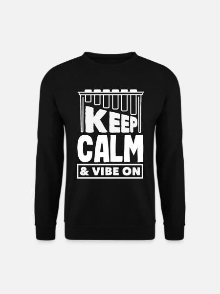 Vibraphone musical instrument - Unisex Sweatshirt - black