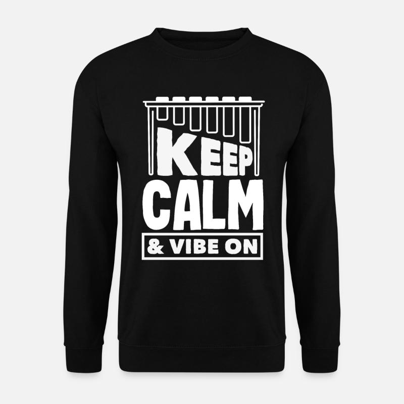 Vibraphone musical instrument - Unisex Sweatshirt - black
