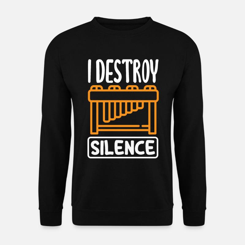 Instrument de musique vibraphone - Sweat-shirt Unisexe - noir
