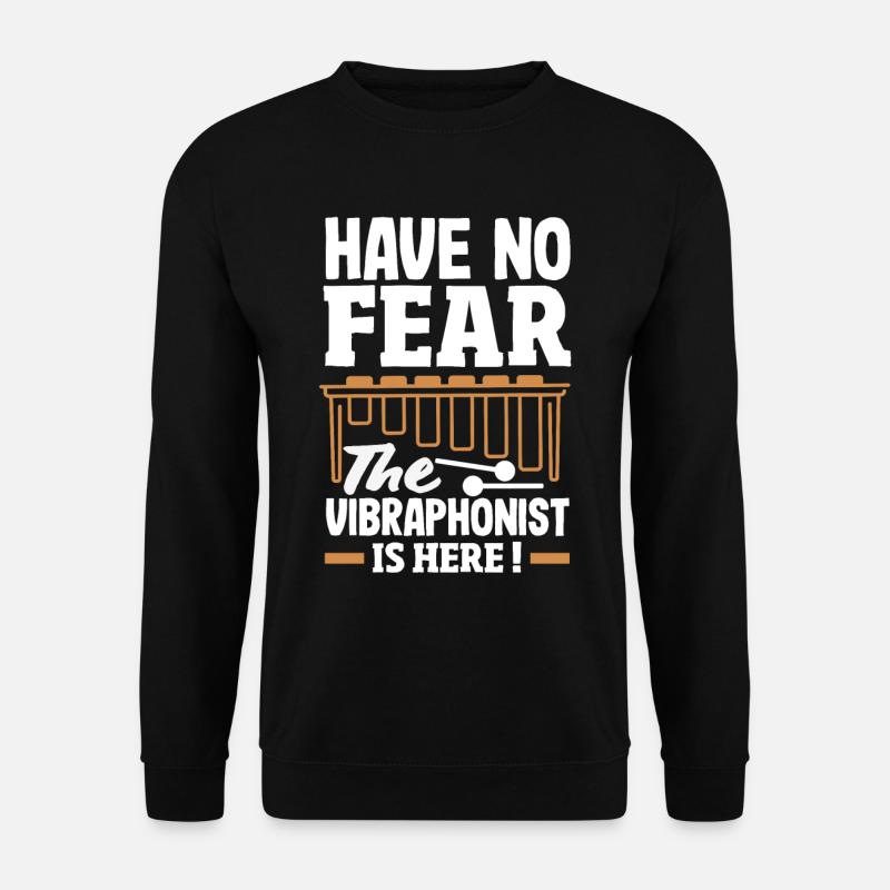 Vibraphone musical instrument - Unisex Sweatshirt - black