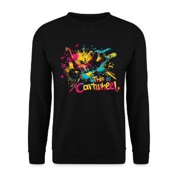 Cool cartwheel gymnast - Unisex Sweatshirt - black - Front - Alina (178cm) & Michal (187cm)