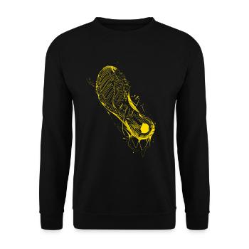 Running design for runners at the marathon - Unisex Sweatshirt - black - Front - Alina (178cm) & Michal (187cm)