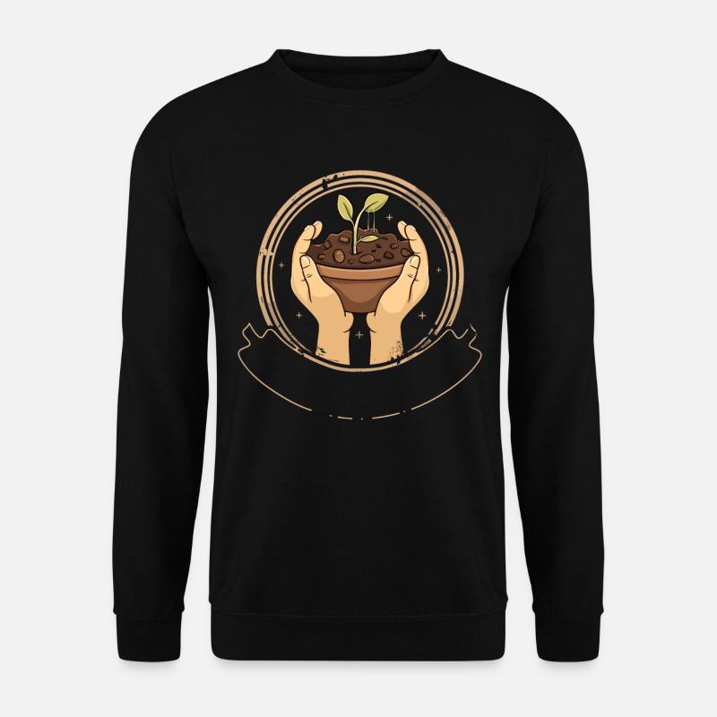 Permaculture Food Compost - Unisex Sweatshirt - black