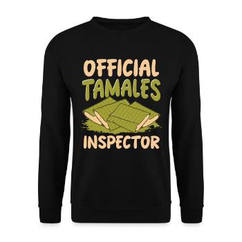 Cuisine mexicaine Tamale - Sweat-shirt Unisexe - noir - Devant - Alina (178cm) & Michal (187cm)