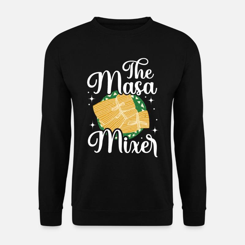 Mexikanisches Essen Tamale - Unisex Pullover - Schwarz