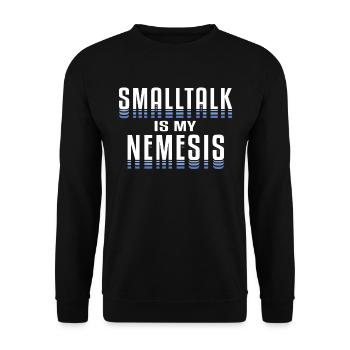 Intj personality: Introverts - Unisex Sweatshirt - black - Front - Alina (178cm) & Michal (187cm)