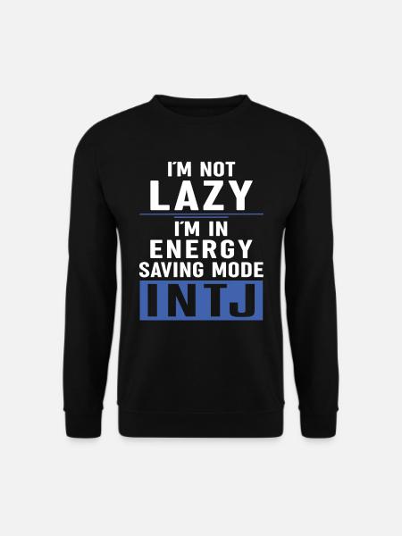 Intj-persönlichkeit: Introvertierte - Unisex Pullover - Schwarz