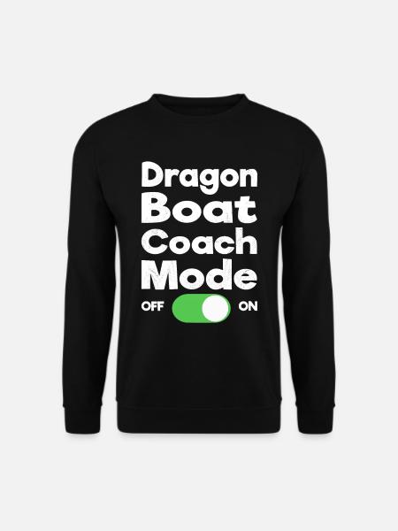 Lustiges Drachenboot-paddel - Unisex Pullover - Schwarz