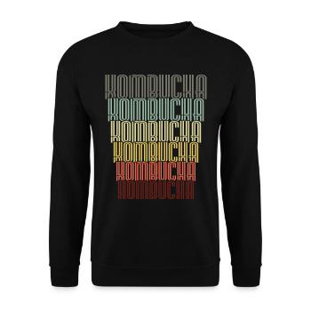 Kombucha Maker Kombucha Tee liebhaber - Unisex Pullover - Schwarz - Vorne - Alina (178cm) & Michal (187cm)