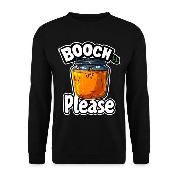 Kombucha Maker Kombucha Tee liebhaber - Unisex Pullover - Schwarz - Vorne - Alina (178cm) & Michal (187cm)