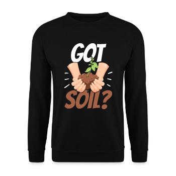 Dear Soil Science Agricultural Scientist - Unisex Sweatshirt - black - Front - Alina (178cm) & Michal (187cm)