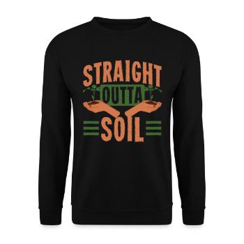 Dear Soil Science Agricultural Scientist - Unisex Sweatshirt - black - Front - Alina (178cm) & Michal (187cm)