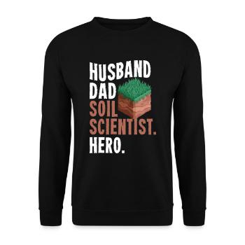 Dear Soil Science Agricultural Scientist - Unisex Sweatshirt - black - Front - Alina (178cm) & Michal (187cm)