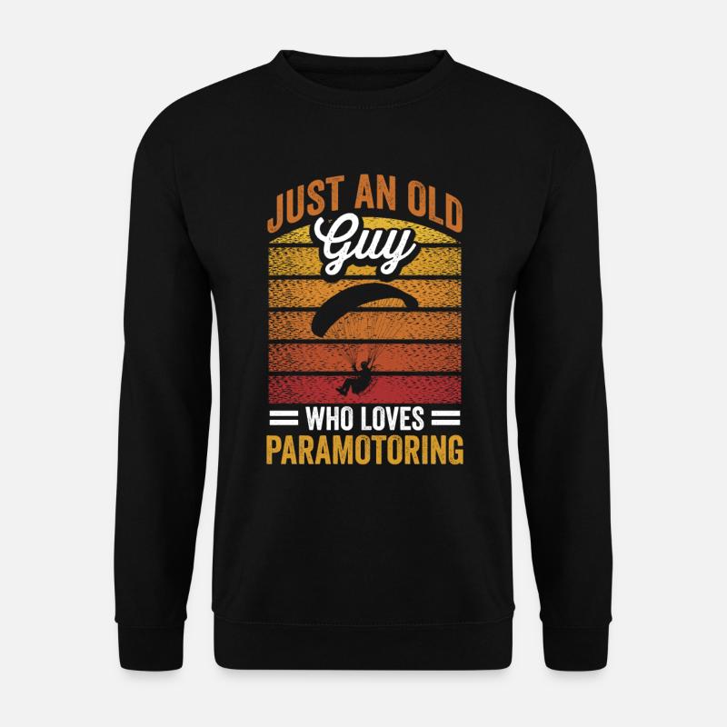 Flugschirm motorschirm paramotoring - Unisex Pullover - Schwarz