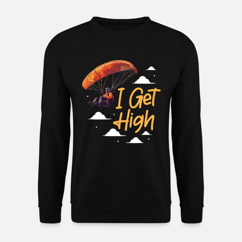 Flugschirm motorschirm paramotoring - Unisex Pullover - Schwarz