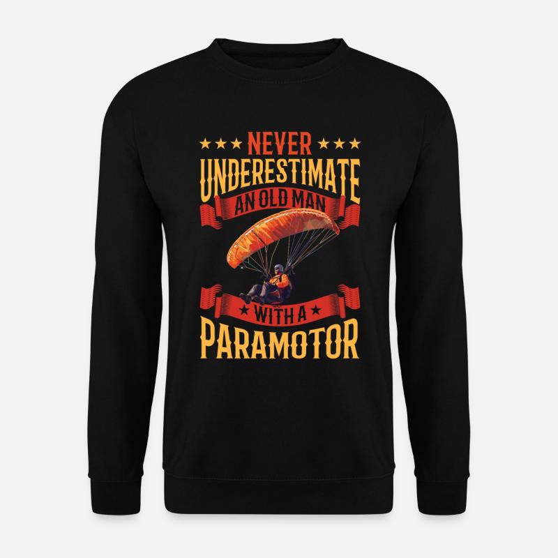 Paramotoring paramotoring - Unisex Sweatshirt - black